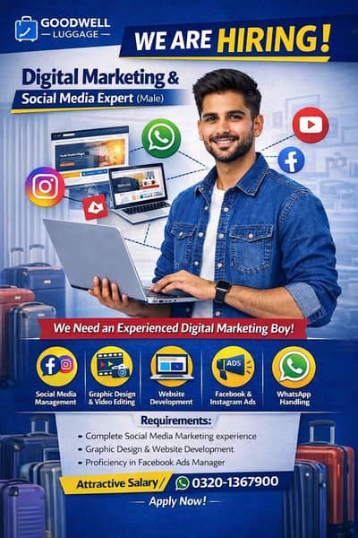 We are Hiring Digital Marketer & Graphics Designer Work From Home