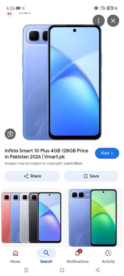 smart 10 plus 4 128 5 day used