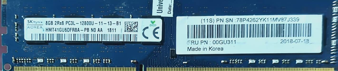 DDR3 raam 8 Gb 4 Gb