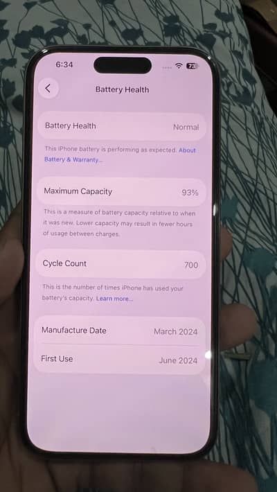 Iphone 15 pro dual physical non pta 128 gb