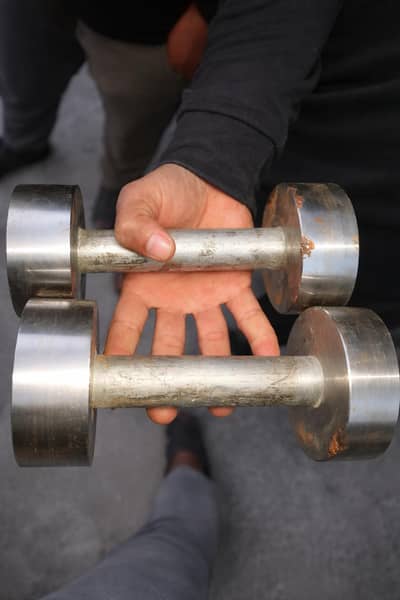 Metal Dumbbells 5Kg Each (Pair)