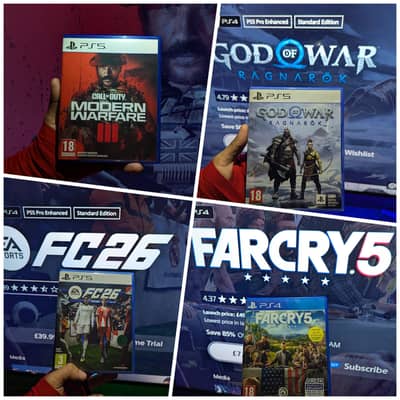 FC 26 | Call of Duty Modern Warfare 3 | COD MW 3 | God Of War Ragnarok
