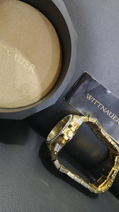 Wittnauer Luxury Gold Watch – Premium Designer Look (With Box)