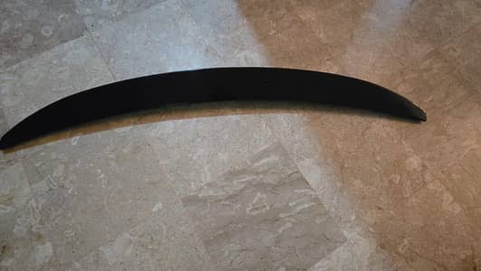 Spoiler Fiber material For Toyota Grande in Black Color