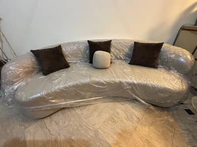 7 seater cloud sofa set Bookle fabric