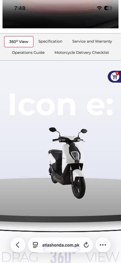 Honda Icon E-Scooty