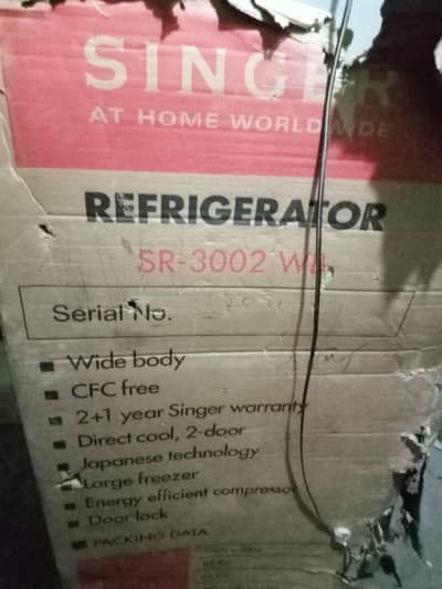brand new singer refrigerator for sale