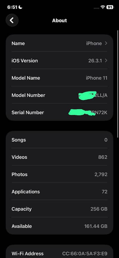 iPhone 11 Factory unlocked with charger geniue
