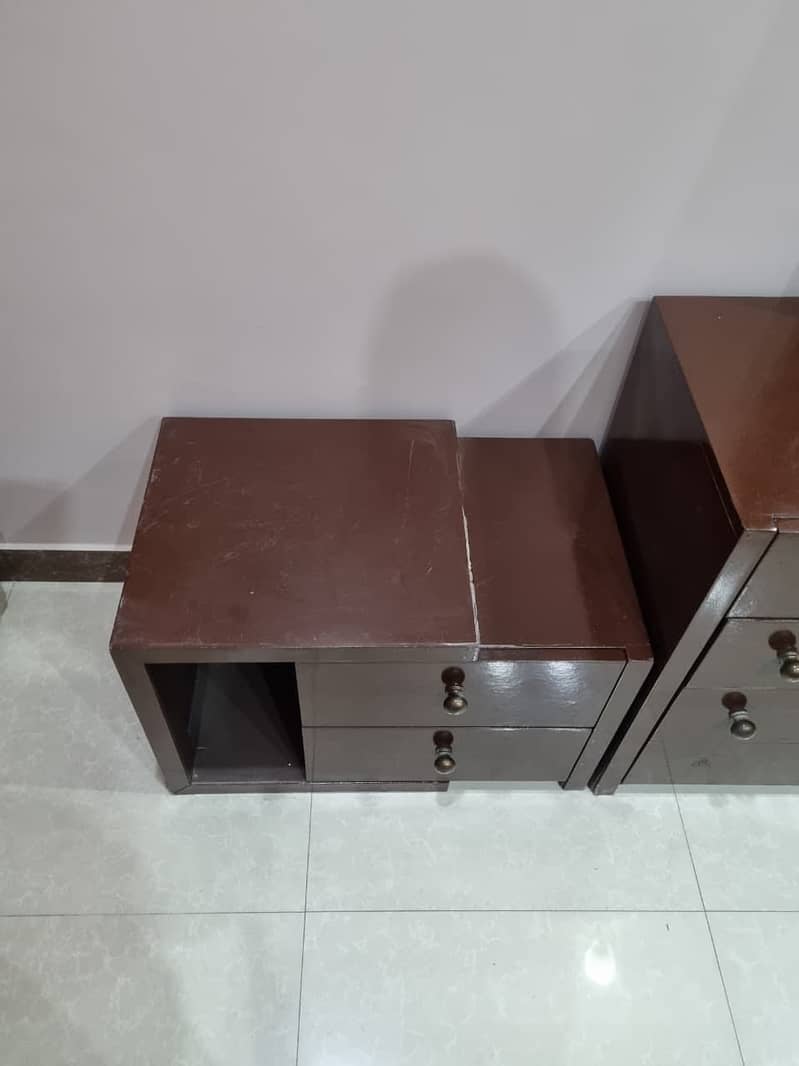 Solid wood bed set 1