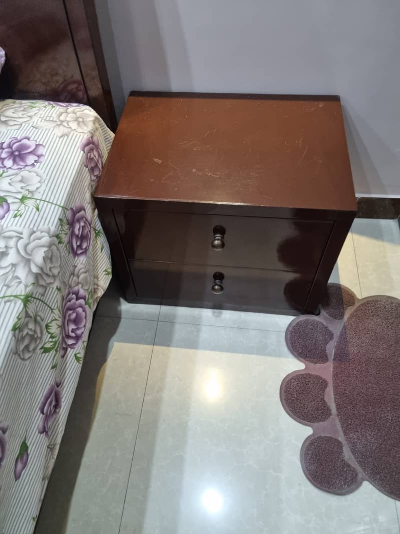 Solid wood bed set 3