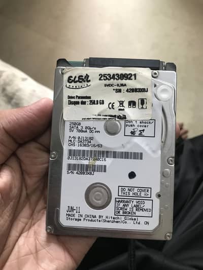 SATA HDD 250 gb