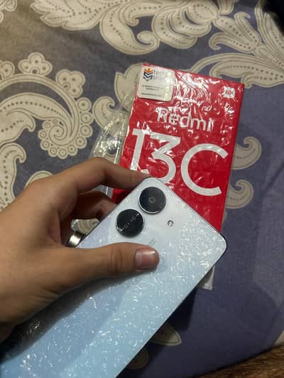 Redmi 13c with box and adopter