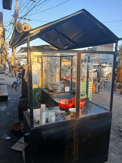 irron shawarma counter bilkul new