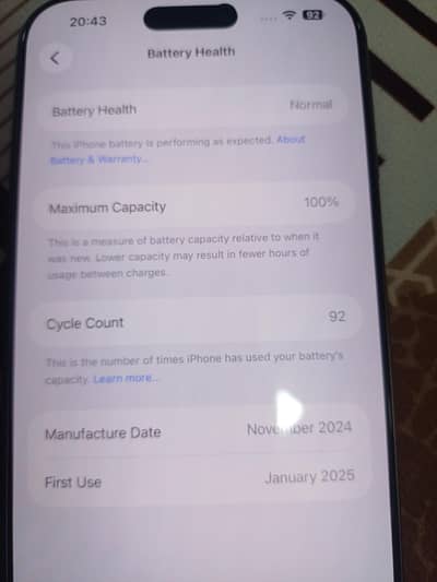 IPhone 16pro Max 256