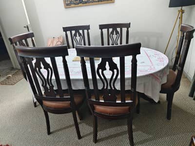 6 seater dining table