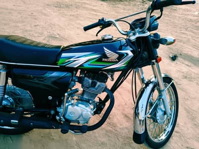 HONDA CG125 2023 All Punjab Number Lush Condition
