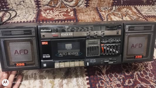 national panasonic tape recorder auto rivers made in japan
