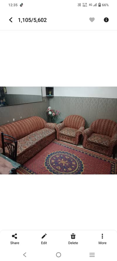 5 Seater Used safa