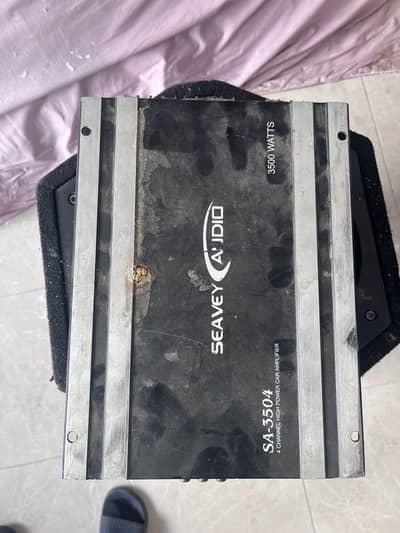 Amplifiers and woofer