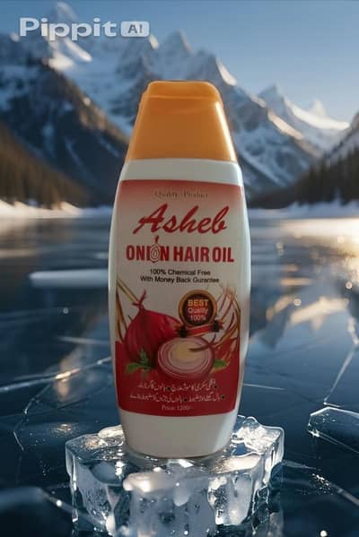 Asheb Onion Hair Oil For Hair fall solution.