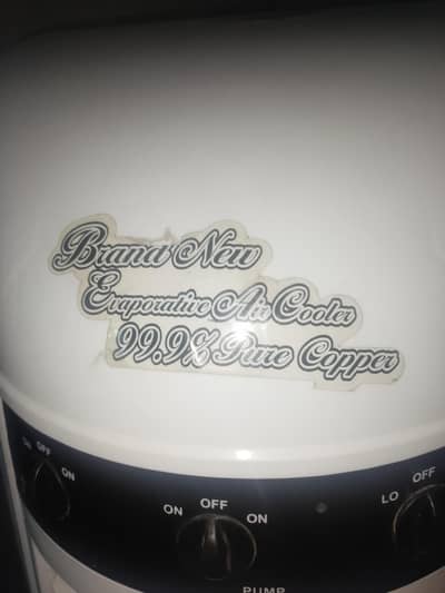 ROOM cooler'  TWO  SEZON USED contact 03194450387