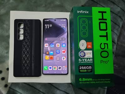 Infinix hot 50 pro Plus 16/256 in warranty 100% genuine phone