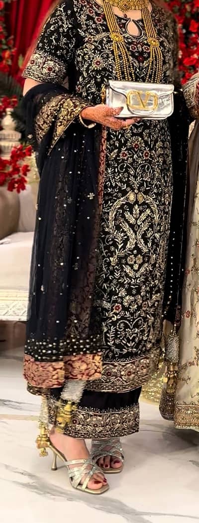 Designer dress inspired by Haris Shakeel