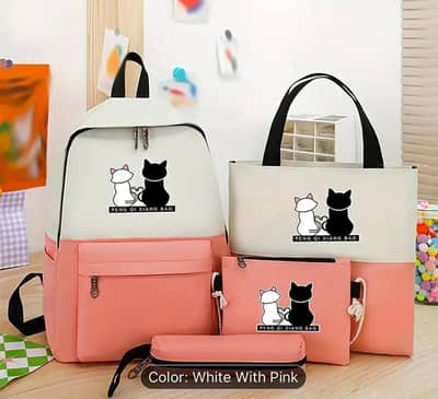 4pcs multi purpose backpack set 