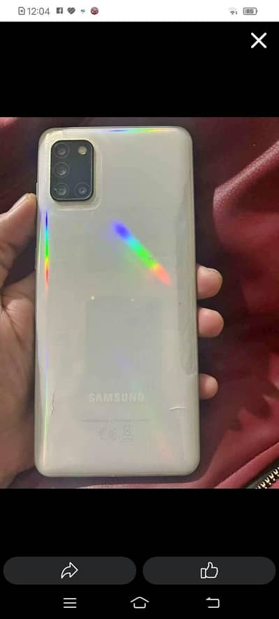 Samsung a31 ram 4GB rom 128GB
