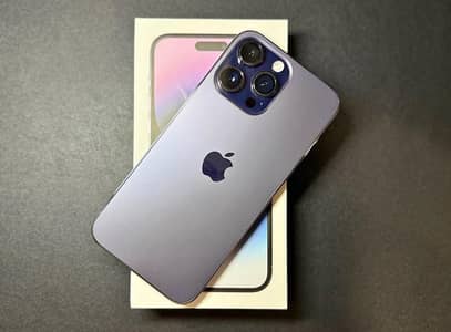 iPhone 14 Pro Max Deep Purple 256 GB Contact WhatsApp: 03040226736