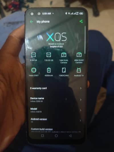 Infinix Zeo 8i/128 [Exchange possible)