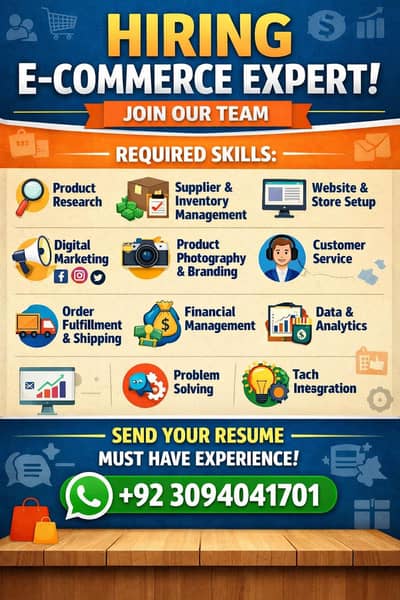 E Commerce Store Manager _ Remote Job