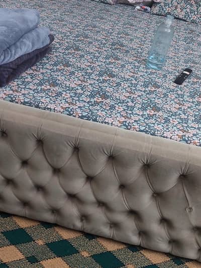 king size double bed set without mattress