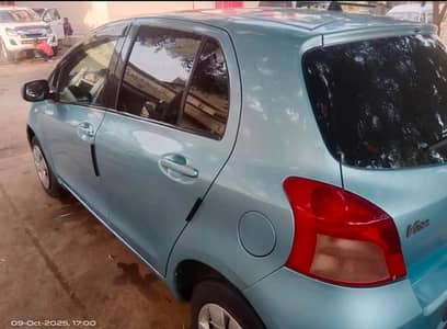 toyota vitz 2007/ Model 2012 register