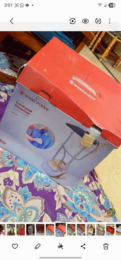 brand new garments steamer