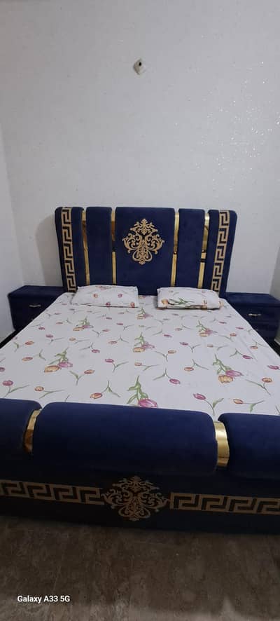 Double Bed & Side table For sale