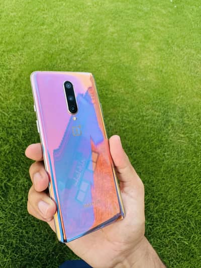 Oneplus 8 with one line and one dot