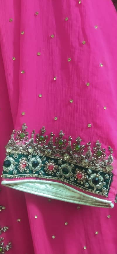 Chiffon sticed 4 piece suit. ready to wear.