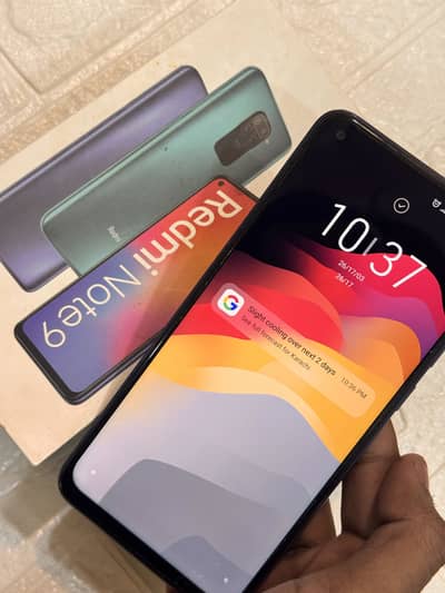 Xiaomi redmi note 9 with box 10/10