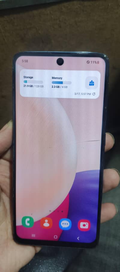 Samsung A51 all ok bus penal change hai