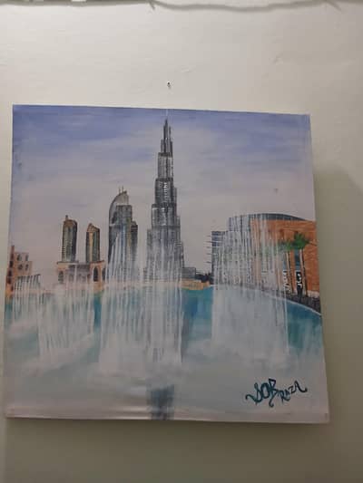 Burj khalifa pil paonting