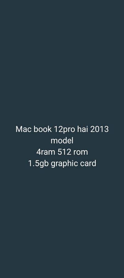 MacBook pro for sale urgent
