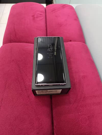 Note 9  PTA approved 8/128 GB  with box  fully new set