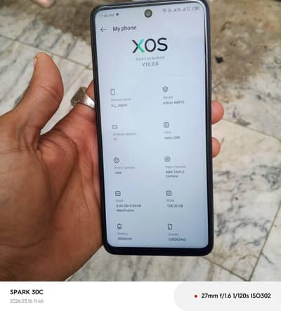 Infinix zero x neo 8/128   with box charger