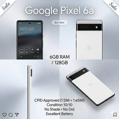 google pixel 6a used like new condition 10/10