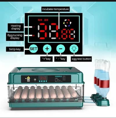 36 eggs intelligent Full automatic incubator  AC/DC Used