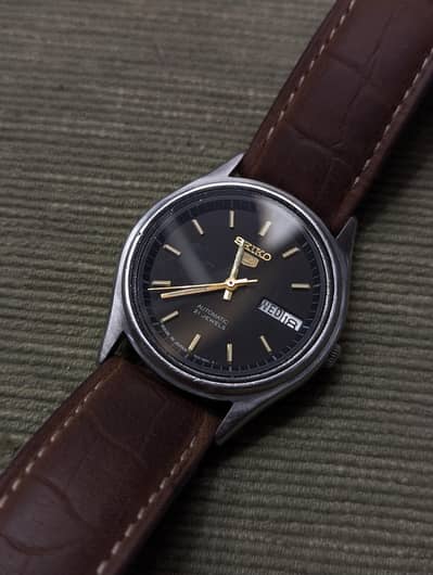Seiko 5 21 jewel automatic wrist watche
