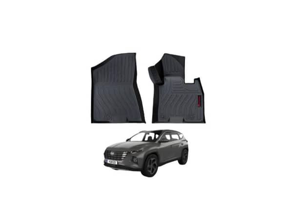 9D Heavy Duty TPE Plastic Floor Mats for Hyundai Tucson Hybrid– All-Weather Custom