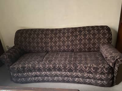 Wooden sofa on sale