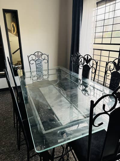 Iron Dinning Table set for sale